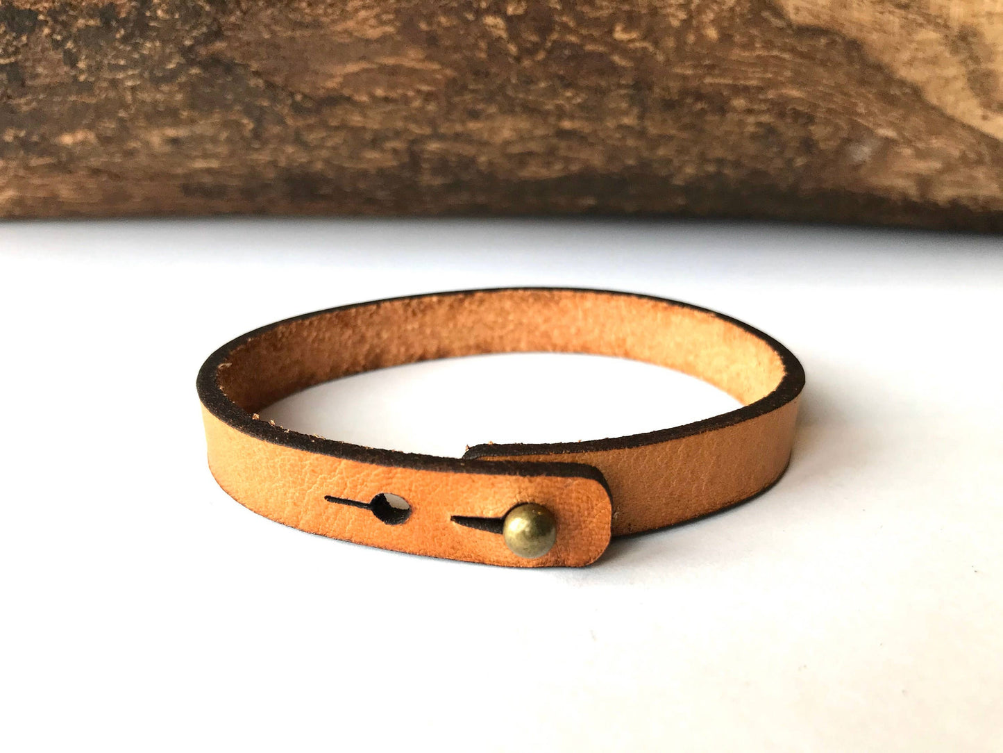 Cross Thin Leather Bracelet: Custom