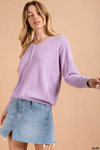 SALE Lilac Fields Forever Sweater