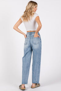 Side Seam Barrel Denim