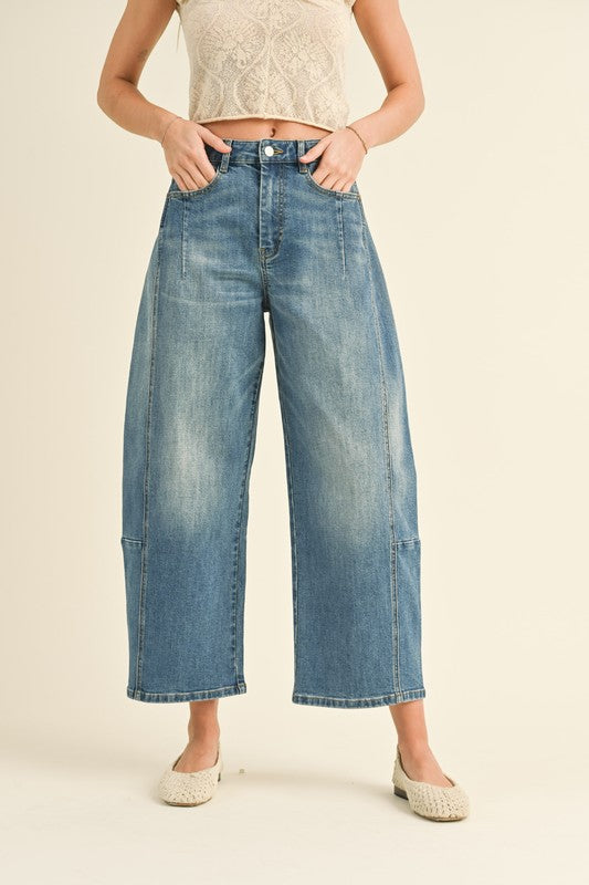 Mazie Barrel Jeans