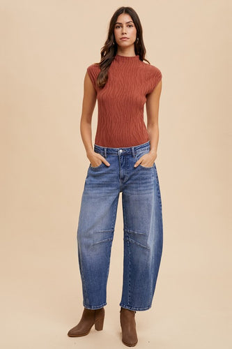 Annie Barrel Leg Jeans