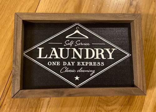 Laundry Express Sign